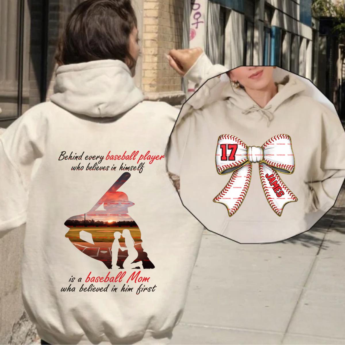 Proud Baseball Mom Quote,Personalized Design, Custom Baseball Bow Shirt PNG,Baseball Mom Shirt Png, Game Day Mom Digital Download