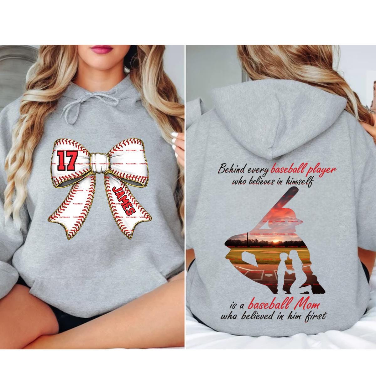 Proud Baseball Mom Quote,Personalized Design, Custom Baseball Bow Shirt PNG,Baseball Mom Shirt Png, Game Day Mom Digital Download