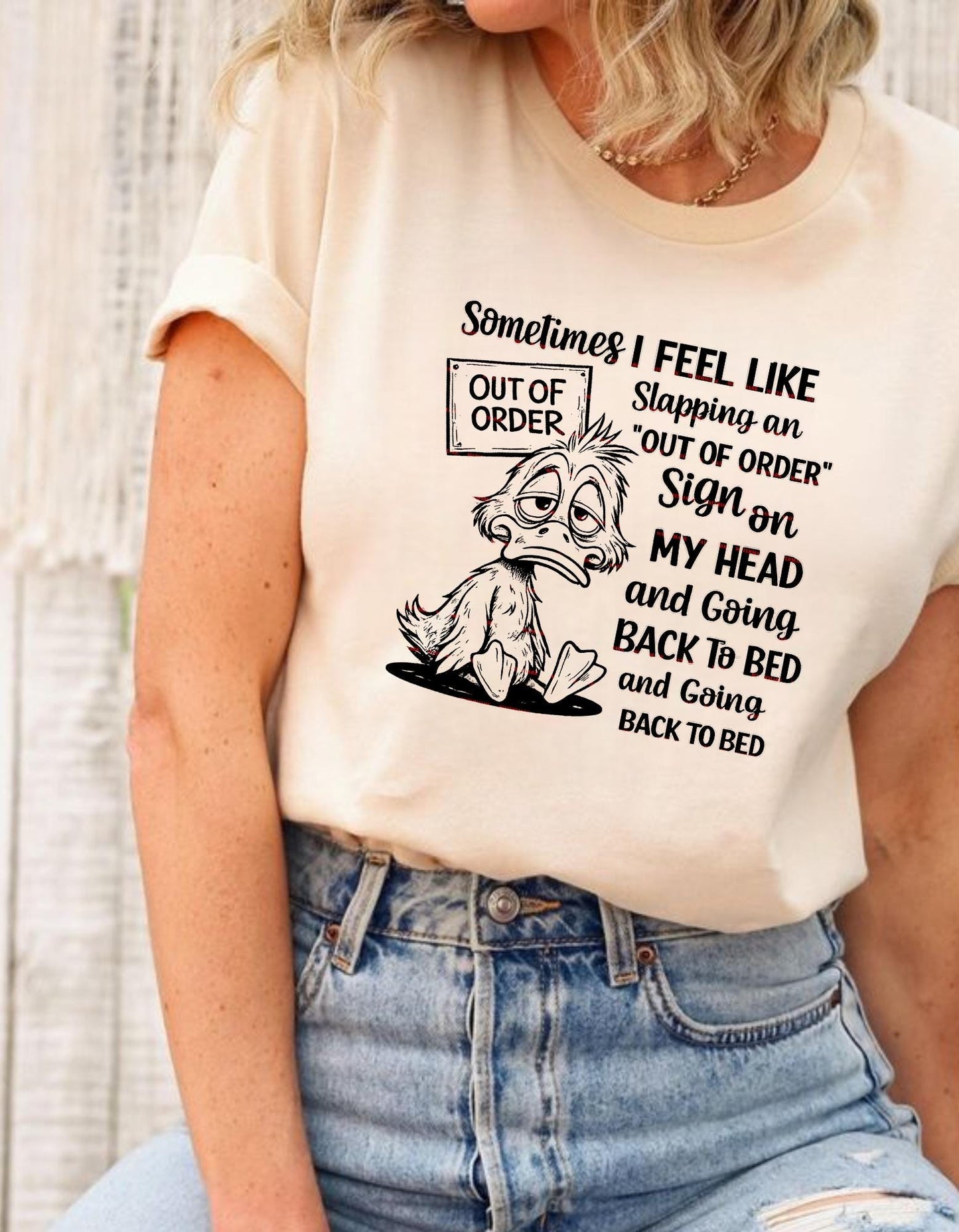 Out of Order Funny Shirt Png, Sometimes I Feel Like Going Back to Bed Tee, Sarcastic Introvert Humor Quote Shirt, Relatable Tired Mom png