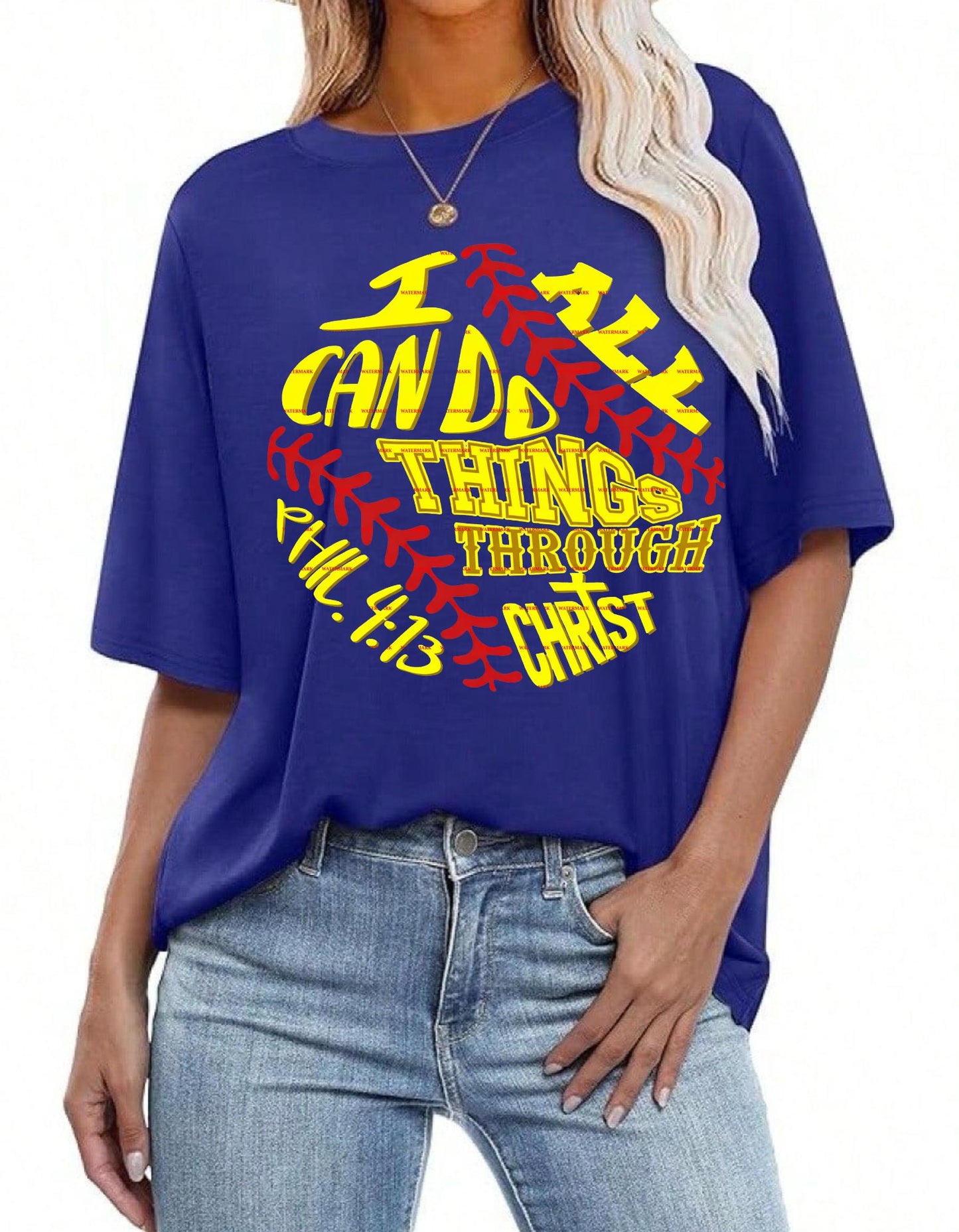 Philippians 4:13 Christian Softball Player Tee, Faith Sports Mom Game Day Shirt,I Can Do All Things Through Christ Softball Shirt Png