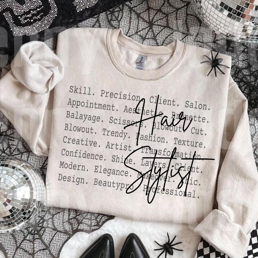Hair Stylist PNG, Salon Life Sublimation Design, Beauty Professional Shirt Graphic Digital Download Print File, Hair dresser Vibes png