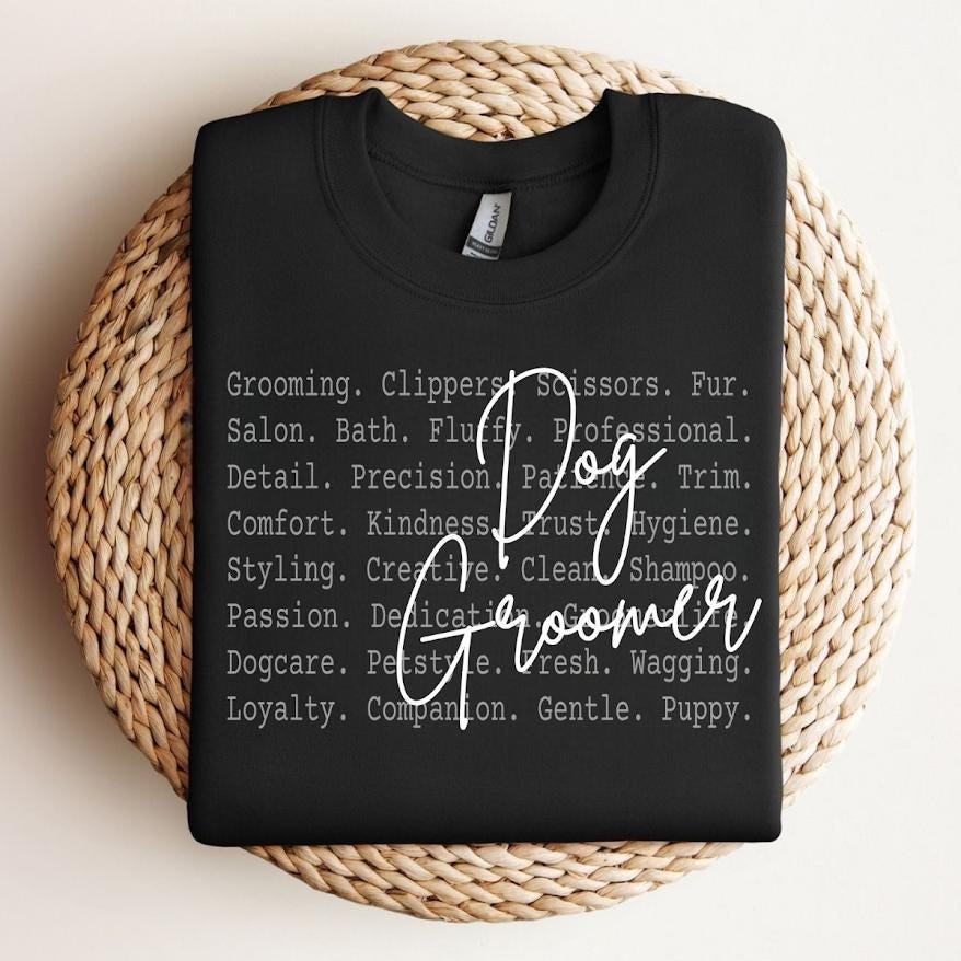 Dog Groomer PNG Design, Pet Grooming Salon Sublimation Graphic, Professional Groomer Shirt Print, Dog lover