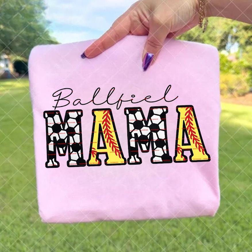 Softball Mom,Sports Mom Shirt Design, Baseball Soccer Pattern,Sports Mom Sublimation PNG Digital Download
