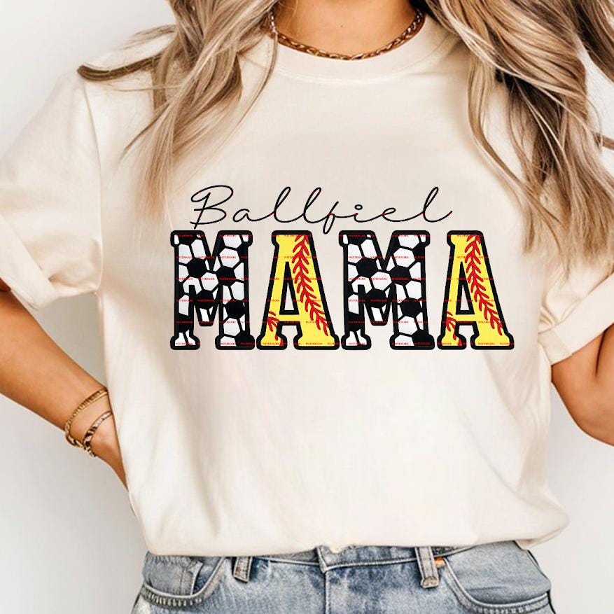 Softball Mom,Sports Mom Shirt Design, Baseball Soccer Pattern,Sports Mom Sublimation PNG Digital Download