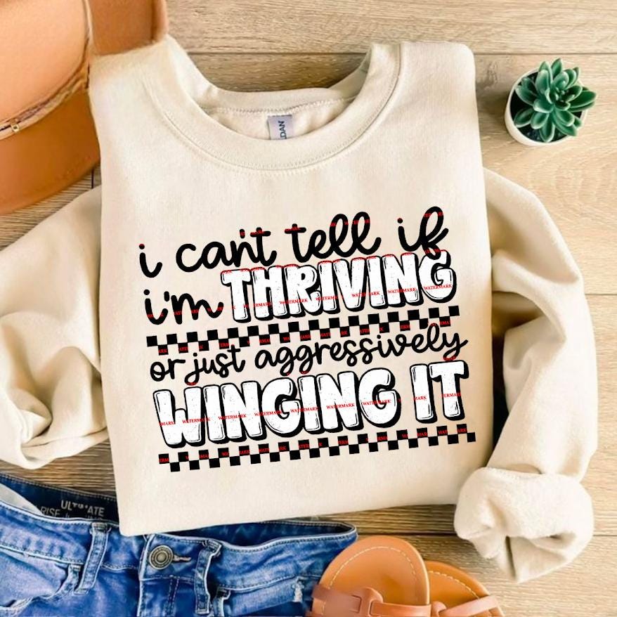 I’m Not Thriving I’m Surviving funny Shirt, Funny Mental Health Tee, Sarcastic Humor Tee, Relatable Life Quote Shirt, Trendy Tee design
