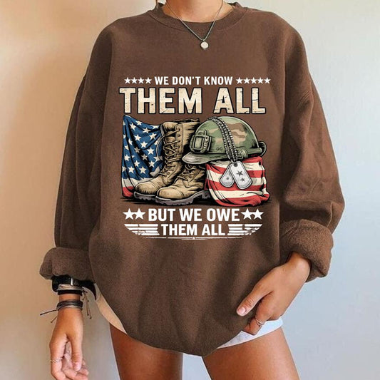 We Don’t Know Them All Png, Veteran Memorial Shirt Design, Military Tribute PNG, Patriotic Soldier Boots Graphic, Memorial Day Remembrance