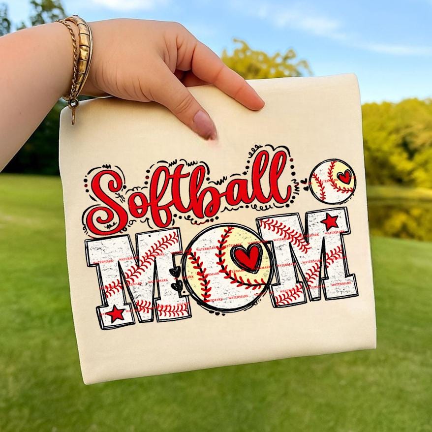 Softball Mama Baseball Mama Tee Cute Sports Mom Gift Mother Png,Softball Mom Png, Baseball Mom Png, Sports Mom Gift, Game Day Shirt design,