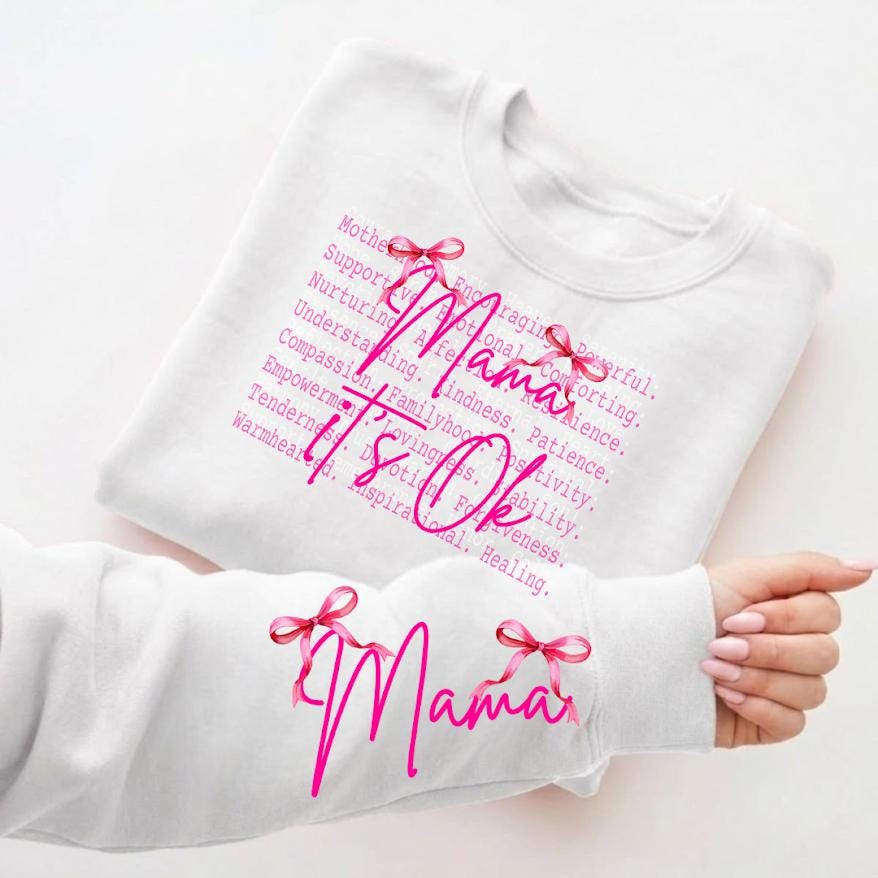 Mama It’s Ok Png file, Motherhood Quote Shirt design, Mom Life Graphic Tee, Emotional Support Mom, Inspirational Mama Gift, Mother’s Day tee