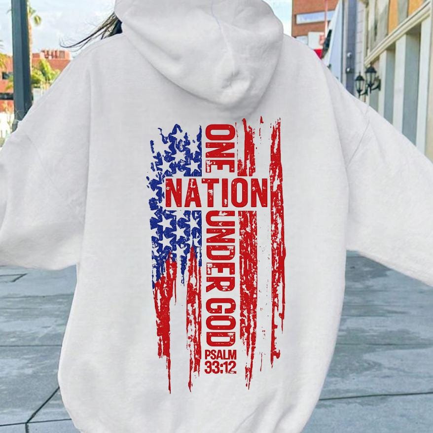 One Nation Under God Png file, Psalm 33:12, Christian Patriotic Tee, Faith png, USA Religious Independence Day Shirt, Christian USA Gift
