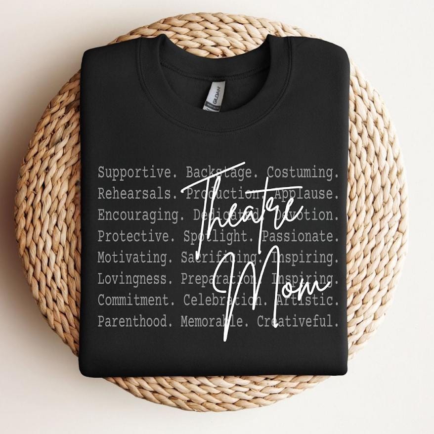Theatre Mom Png, Drama Mom Tee, Proud Theater Mom, Stage Mom Gift, Musical Theater Mom Tee, Drama Club Mom Shirt, Acting Mom Graphic Tee